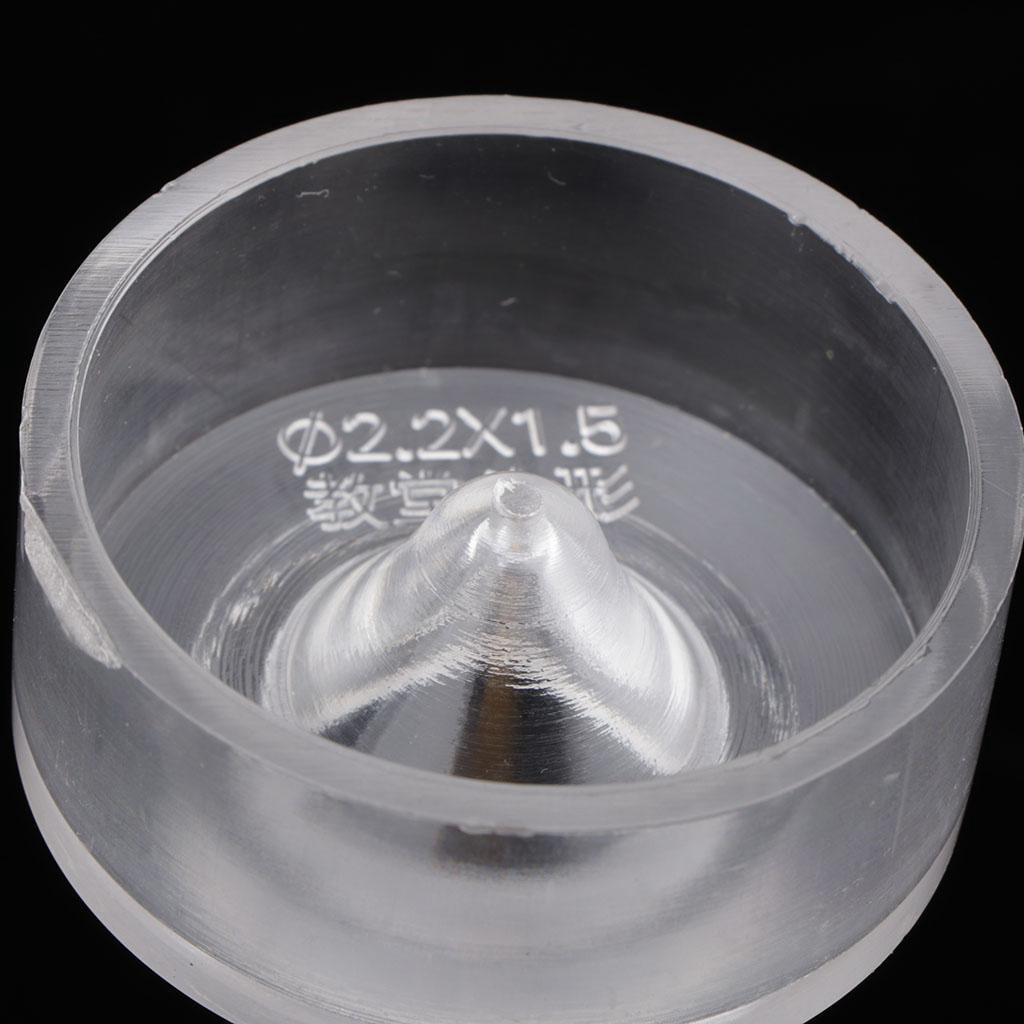 Milageto 2Pcs Plastic Clear Church Top Candle Mould Soap Mold DIY Candle Making Model