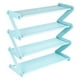 thumbnail image 2 of Zapatero 4 Niveles Zapatero en forma de Z Organizador de almacenamiento de plástico y metal para dormitorio en casa, Azul tholdsy HA005139-01B, 2 of 7
