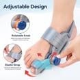 thumbnail image 5 of Bunion Corrector, Adjustable Knob Bunion Splint for Bunion Relief, Women & Men Big Toe Separator Pain Relief, Day Night Support, Suitable for Left and Right Feet, 5 of 9