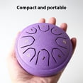 thumbnail image 2 of Percussion Instrument,Key Percussion Drum And Majors Friends Meditation And 8 Notes Friends Handpan Drum 8 Handpan Drum And Handpan C Key And Time Inch 8 Notes C 4 Inch Steel Drum Meditation Majors, 2 of 7