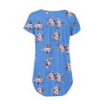 thumbnail image 3 of Pntutb Womens Summer Tunic Tops Short Sleeve Clearance Casual V Neck Hide Belly Tee Blouses, 3 of 6