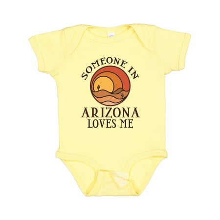 

Inktastic Someone in Arizona Loves Me Boys or Girls Baby Bodysuit