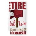 thumbnail image 6 of CafePress - Retired Postal Worker Funny Postman Hell - Tea Towel, 6 of 8