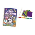 thumbnail image 4 of Manualidades con papel de aluminio para niños, libros para colorear, suministros de arte, regalos de cumpleaños, libros de pegatinas de arte mágico C, 4 of 8
