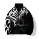 thumbnail image 4 of Abrigos de invierno de estilo nuevo para hombre, modernos y versátiles, con estampado de guerreros del siglo pasado, chaquetas cómodas y cálidas para hombre, abrigo para hombre, 4 of 5