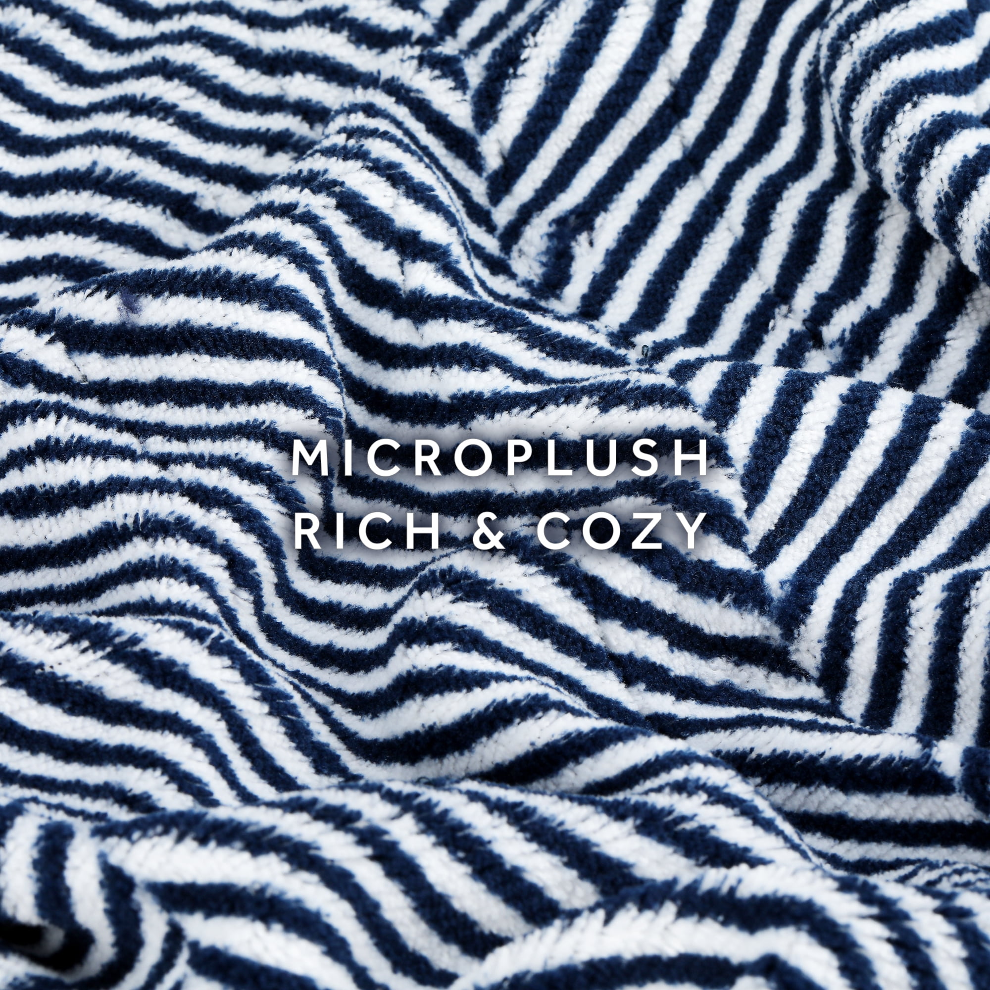 Sunbeam Herringbone Heated Throw