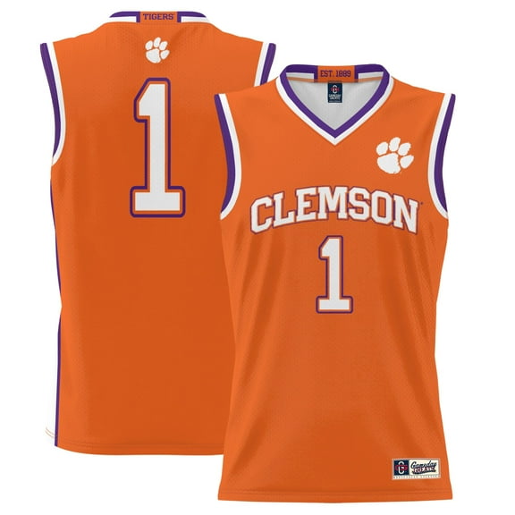 Youth GameDay Greats #1 Orange Clemson Tigers Lightweight Basketball Jersey