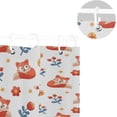 thumbnail image 5 of FREEAMG Cute Fox and Berries Shower Curtain Bathroom Decorative Shower Curtain Waterproof Washable Reinforced Grommets, 72x72 Inch, 5 of 5