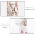 thumbnail image 2 of Easter Women's Chiffon Beach Dress with Polyester Straps - Summer Dress for Beach vibes, 2 of 6