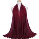 thumbnail image 5 of Sonducket Pañuelo de gasa Diadema flexible multicolor al tacto Cuello polaina Bufanda cuadrada Pañuelos finos para mujer Vino rojo Vino rojo 2Conjunto, 5 of 6