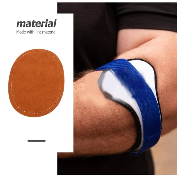 PTOOTP Brown Suede Patches for Clothes Sewing Elbow Knee Repair 1 Pair Fabric Patch