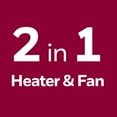 Honeywell HHF540 Black Turbo Force Power Personal Heater and Fan with