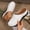 White, variant on Women's Wide Width Closed Toe Mules, Slip-On Backless Clogs with Stitched Detail, Comfortable Casual Shoes for Spring & Summer, Black/White
