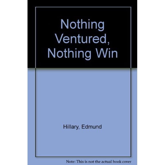 Pre-Owned Nothing Ventured, Nothing Win (Paperback) 0340486139 9780340486139