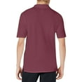 thumbnail image 4 of TQWQT Red Polo Shirt Men Cotton 3 Button Short Sleeve Tops Cool Shirt Business Casual Classic Collared Shirts M, 4 of 4