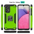 thumbnail image 2 of NIFFPD Galaxy A33 Case, Samsung A33 Case Ring Kickstand Hard PC Soft TPU Phone Cover for Samsung Galaxy A33 5G Green, 2 of 7