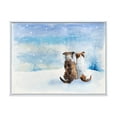 thumbnail image 3 of Designart Dogs During Christmas Season Children's Art Floating Frame Wall Art, 3 of 4