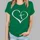 thumbnail image 2 of Blusas de Manga Corta para las Mujeres Imprimir Cuello Redondo Camiseta, Blusa Clásica Vintage para la Primavera Y el Verano, 2 of 4