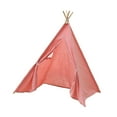 thumbnail image 4 of lionlar Kids Teepee Creative Portable Kids Toys House for Parties Backyard Barbecues Pink, 4 of 9