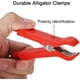 thumbnail image 4 of 2 pinzas de cocodrilo de 30 A, cable puente de 1 m para cargador de batería de coche, 12 V y 24 V, 4 of 5