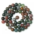 thumbnail image 3 of 2 hebras de espaciadoras sueltas cadena de hallazgos de joyería de forma forma forma de 4 mm 8 mm Fernando Granos redondos de la ágata, 3 of 8