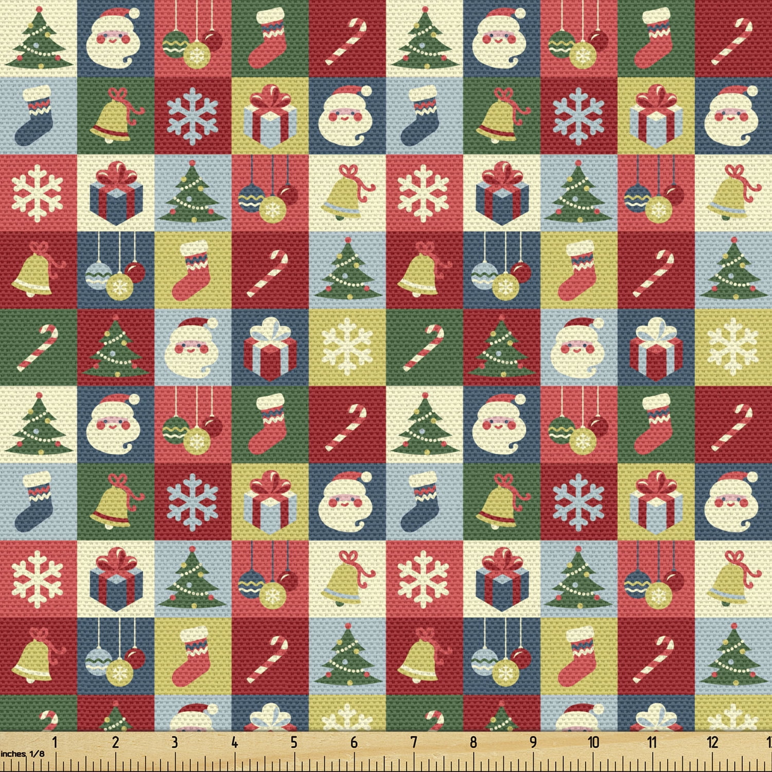 Christmas materials fabric