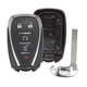 thumbnail image 1 of Funda de repuesto para llave inteligente de 5 botones, carcasa para llave remota de entrada sin llave para Chevrolet Blazer Equinox 2019 2020 SUV HYQ4AA con cuchilla sin chip, 1 of 1