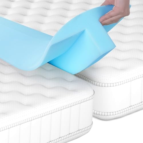 Twin to King Bed Converter Kit Bed Bridge, Supportive Foam Split King Gap Filler for Adjustable Bed$$Home Decor, Kitchen, & Other