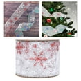 thumbnail image 6 of Wrapping Ribbon,Christmas Ribbon Gift Wrapping Decoration,Creative Xmas Ribbon Decorative Ribbon,Indoor DIY Gifts Wreath Party Flower Making Home,Trimming Wedding Holiday Christmas Red, 6 of 10