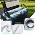 thumbnail image 5 of Golf Cart Seat Covers for 2 Seater,Forest Mountain Microfiber Cart Seat Towel Blanket,Vintage Peak Nature Sky Star Landscape Absorbent Breathable NonSlip Bench Seats Protector for Golf Course 51"x31", 5 of 9