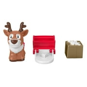 Fisher-Price Little People Figure and Accessoy Set, Reindeer & Christmas Present