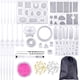thumbnail image 4 of 83Pcs Moldes para hacer joyas de silicona, conjunto de herramientas DIY para colgantes artesanales Carevas 83 piezas, 4 of 6