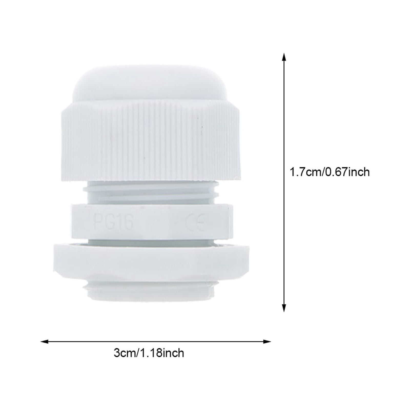 UPKOCH 100pcs Waterproof Wire Electrical Connectors PP High Impact Strength Cables Daily Use