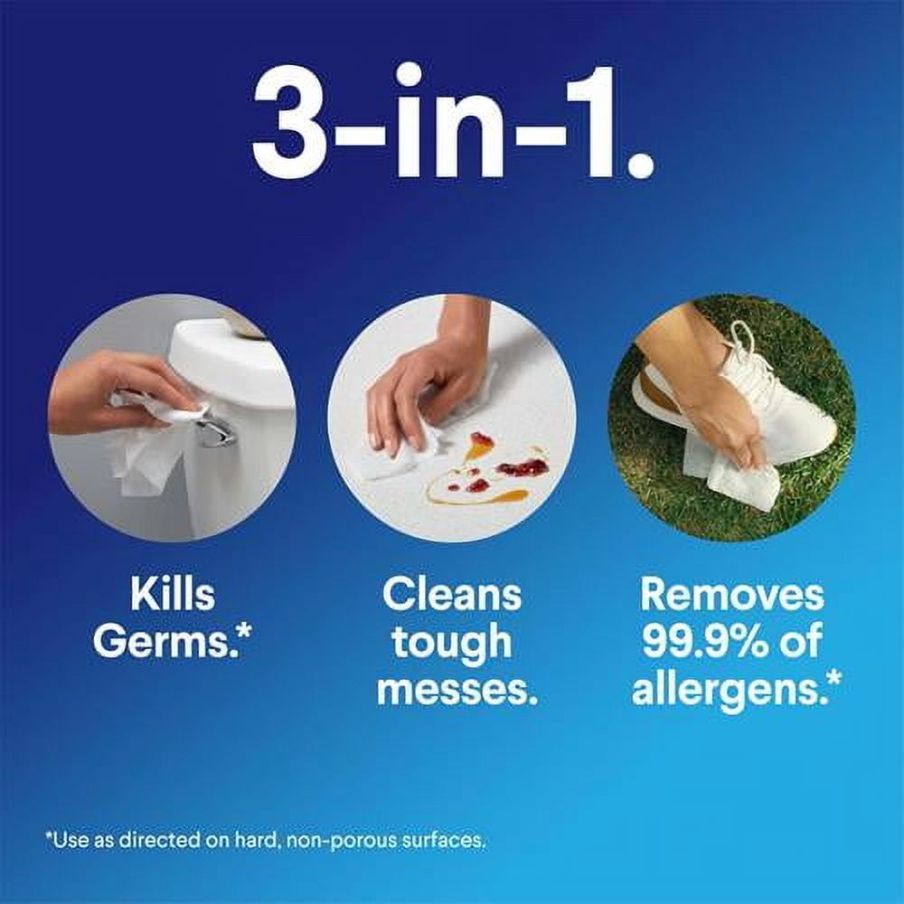 Clorox Disinfecting Wipes, Bleach Free Cleaning, Crisp Lemon, 75 Count - Pack of 2