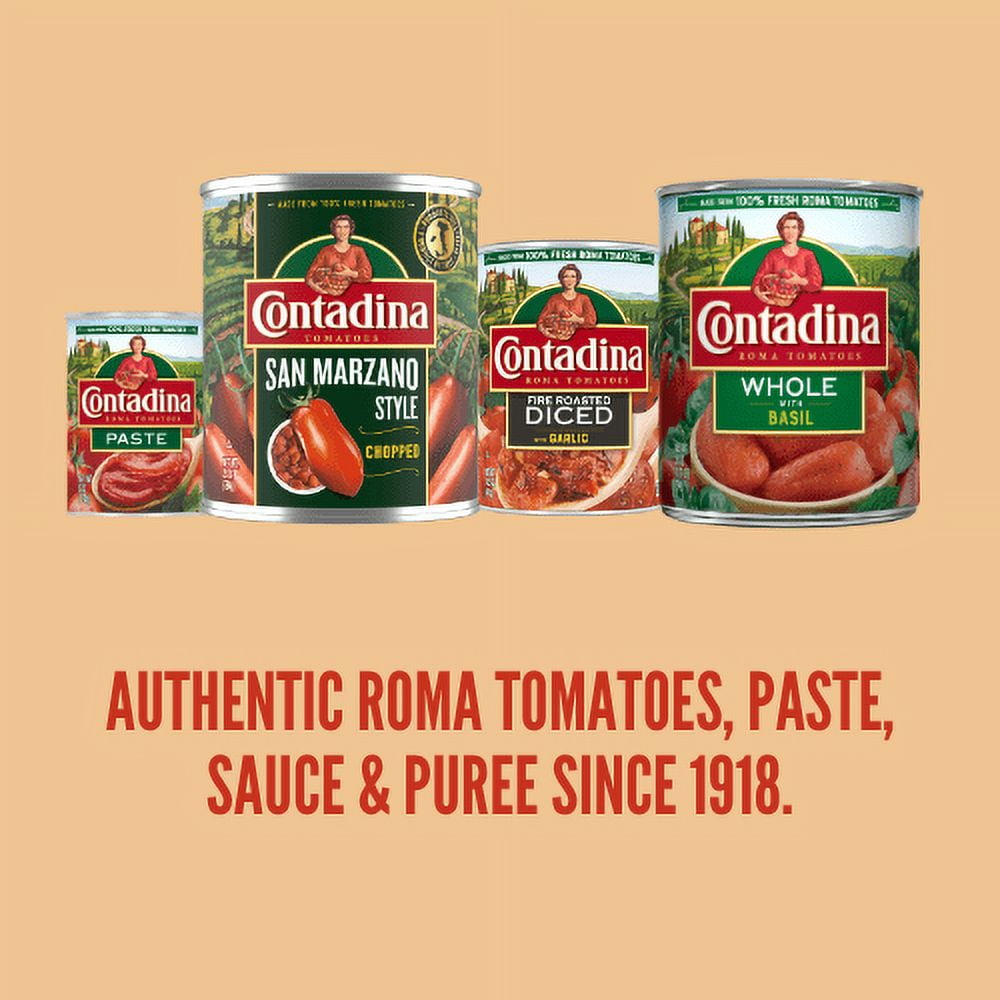 (6 pack) Contadina Tomato Sauce, Canned Tomatoes, 15 oz Can