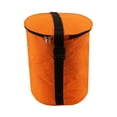 thumbnail image 3 of Siruishop Sac de Balle de Tennis Sangle Réglable Cadeau Arbitre Pickleball Pochette Fermeture Éclair Femmes Orange, 3 of 8