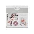 thumbnail image 2 of Lulujo Baby Hello World Newborn Bamboo Hat and Swaddle Blanket Set, 2 of 3
