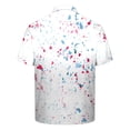 thumbnail image 4 of Fnnxeal Mens Polo Shirts Print Casual Collared Short Sleeve Summer Golf Multicolor Polo Shirts for Men Size 3XL, 4 of 5