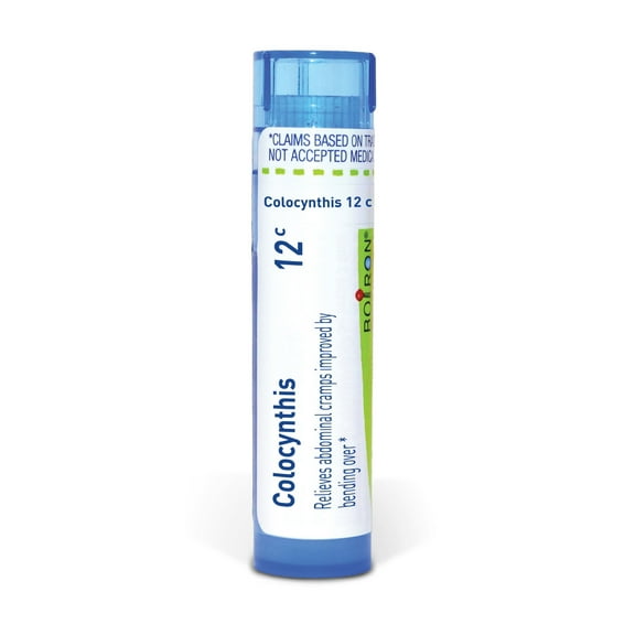 Boiron Colocynthis 12C, Homeopathic Medicine for Abdominal Cramps Improved By Bending Over, 80 Pellets
