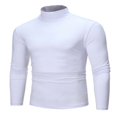 thumbnail image 2 of AMERTEER Chandail Col Roulé pour Hommes Ajusté Léger Manches Longues T-shirt Col Roulé, 2 of 6