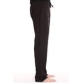 thumbnail image 2 of #followme Mens Thermal Pajama Pants with Pockets – Lounge & Sleep PJ Bottoms (Black, Small), 2 of 3