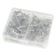 thumbnail image 2 of 160 piezas de pasadores en T de peluca de metal plateado para sujetar pelucas con caja de plástico de 27 mm y 38 mm, 2 of 7