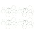 thumbnail image 2 of Crab Trap,Stainless Steel Reusable 6  Rings Catching Tool with Nylon Rope for Crabbing, 2 of 8
