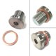 thumbnail image 2 of O2 Oxygen Sensor Stainless Weld Hex Bung Plug Wideband Solder Nut Cap M12x1.25, 2 of 5