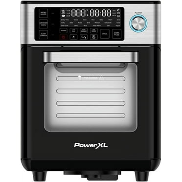 PowerXL 4-in-1 Versa Chef Air Fryer, Oven, Bread Maker, Slow Cooker, with 25 Cooking Presets, Black