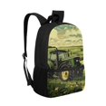 thumbnail image 2 of Uourmeti Large Capacity 17 Inch Backpack for Travel School, Personalized Smooth Zipper Adjustable Comfort Straps School Backpack, Farm, 2 of 6