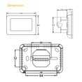 thumbnail image 4 of Home WiFi Smart Thermostat Programmable Thermostat 5+2/ 6+1/ 7 Days Schedule APP Remote Control Voice Control  degrees Celsius /℉ PM2.5 Humidity Weather Display, 4 of 7