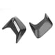 thumbnail image 4 of Cubiertas decorativas para capó de flujo de aire ventilación para capó de entrada de coche color negro 2 uds., 4 of 6