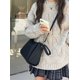 thumbnail image 3 of Bolso de mano de cuero PU casual de moda retro para mujer, bolso de hombro, bolso bandolera, bolso de canasta de verduras, bolso tipo cubo, bolso de mano, 3 of 5