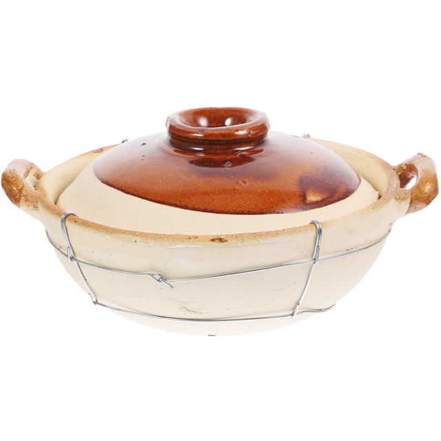 Miangastore Marmite à Ragoût Multifonctionnelle Maison Restaurants Casserole Batterie de Cuisine Cuisine Casserole de Cuisson (800 ml)